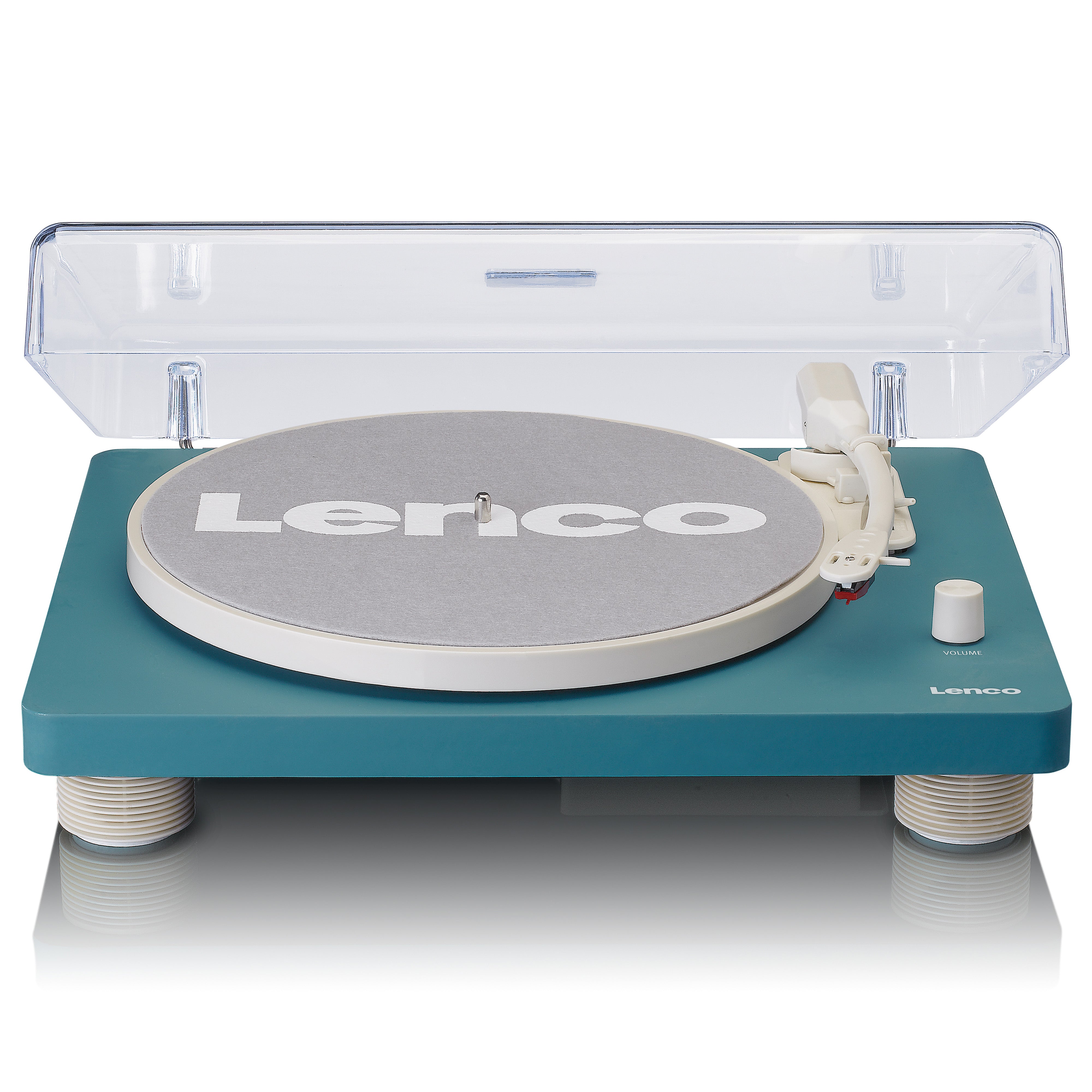 Encoding - Turquoise Turntable speakers LENCO USB built-in with - LS-50TQ