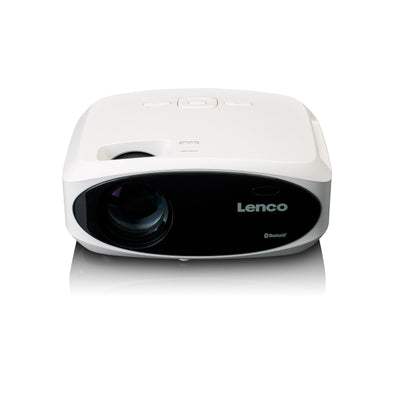 LENCO LPJ-900WH - 4K projector, bright and sharp with 250 Lumens, 510cm Projection - White