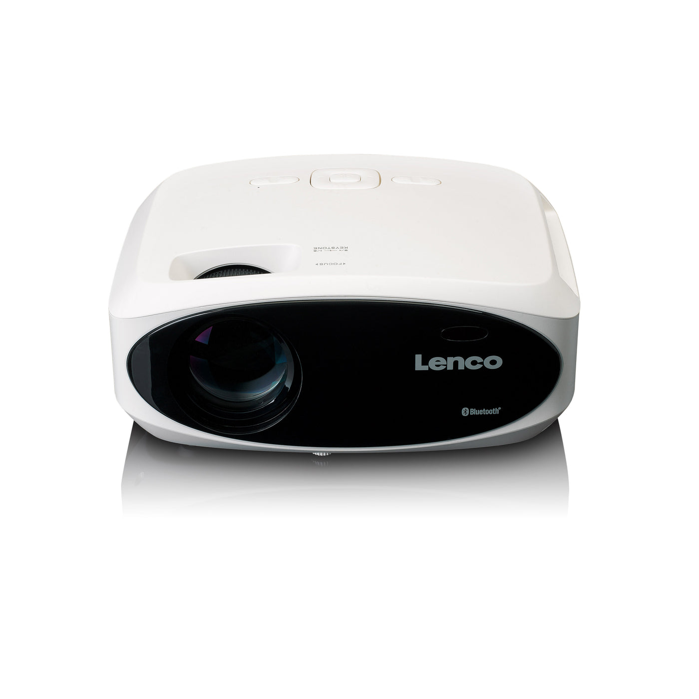 LENCO LPJ-900WH - Full HD beamer, helder en scherp met 250 Lumens, 510cm Projectie - Wit