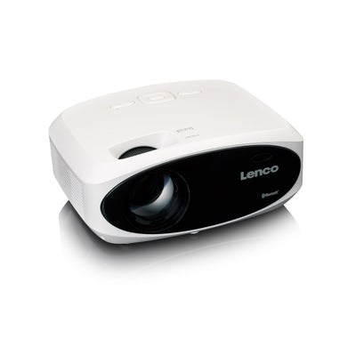 LENCO LPJ-900WH - Full HD beamer, helder en scherp met 250 Lumens, 510cm Projectie - Wit