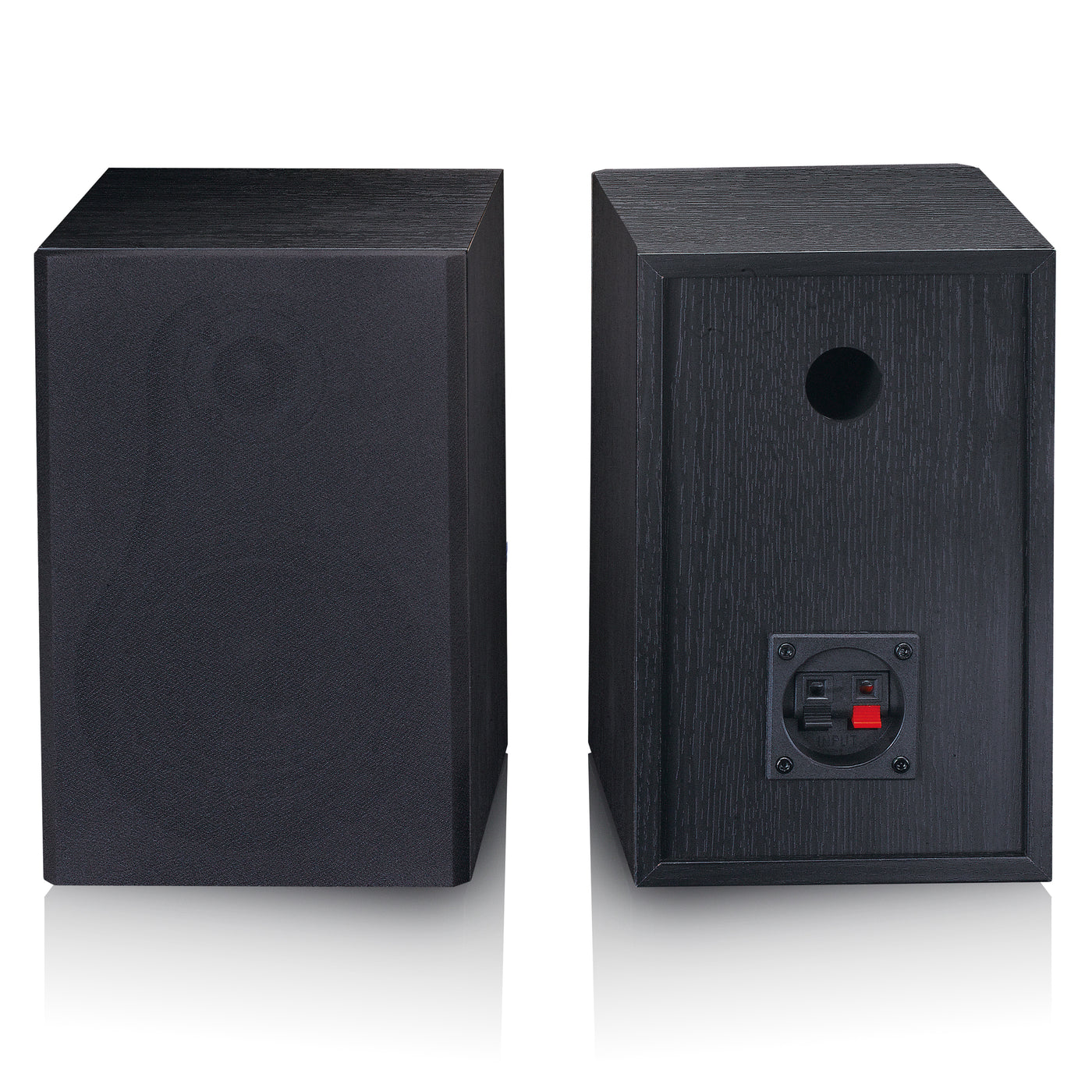 LENCO LS-500BK - Platenspeler met ingebouwde versterker en Bluetooth® plus 2 externe speakers - Zwart