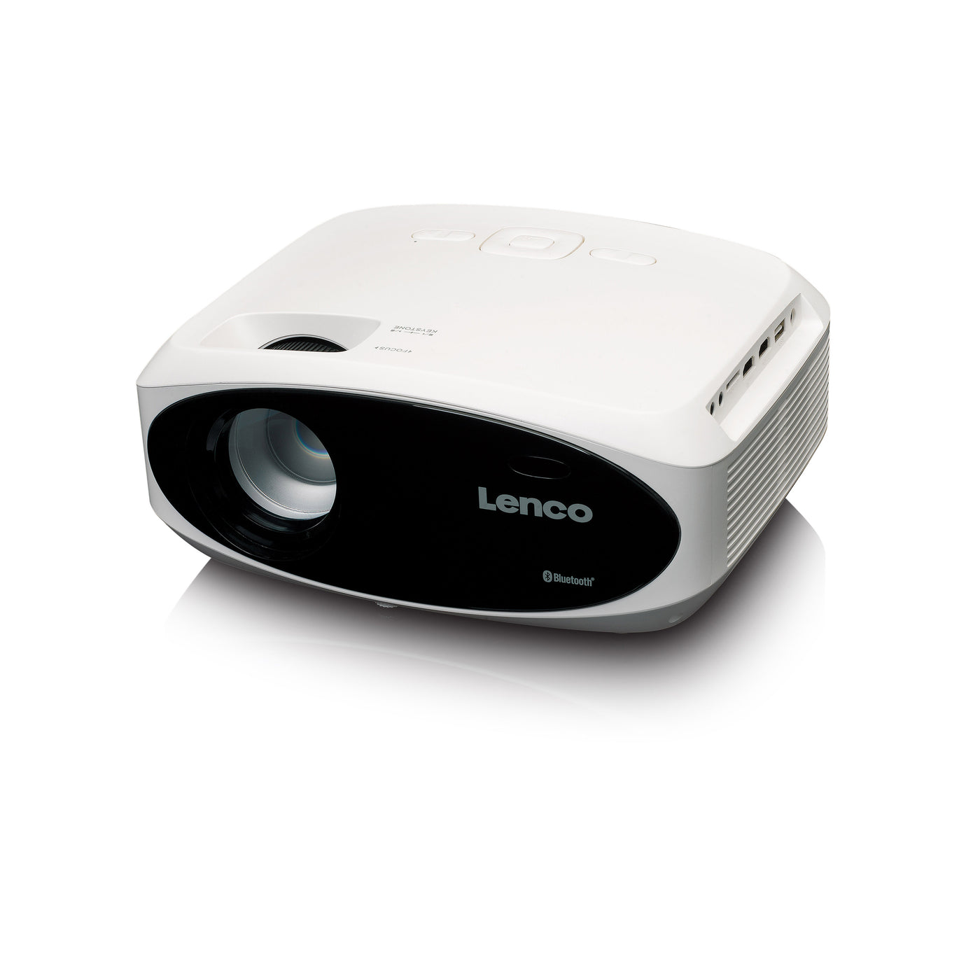 LENCO LPJ-900WH - Full HD beamer, helder en scherp met 250 Lumens, 510cm Projectie - Wit