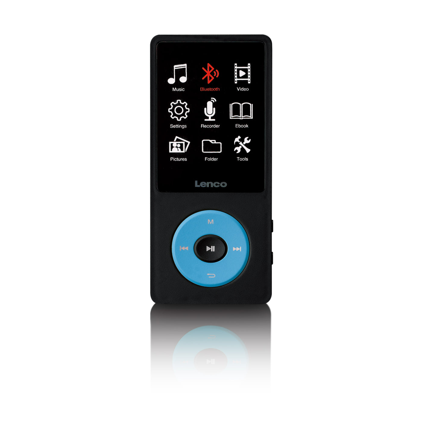 LENCO Xemio-860BU - MP3/MP4 player with Bluetooth® and 8GB internal memory - Blue