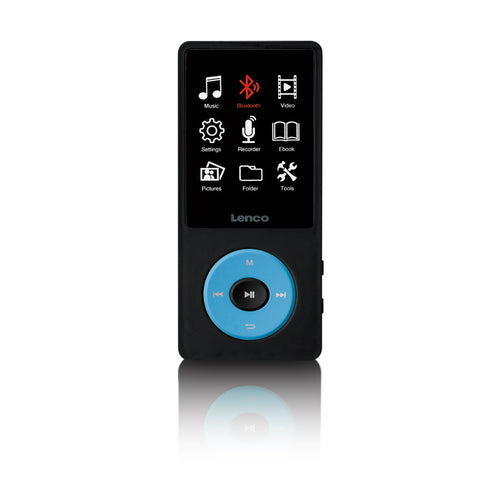 LENCO Xemio-860BU - MP3/MP4 player with Bluetooth® and 8GB internal memory - Blue