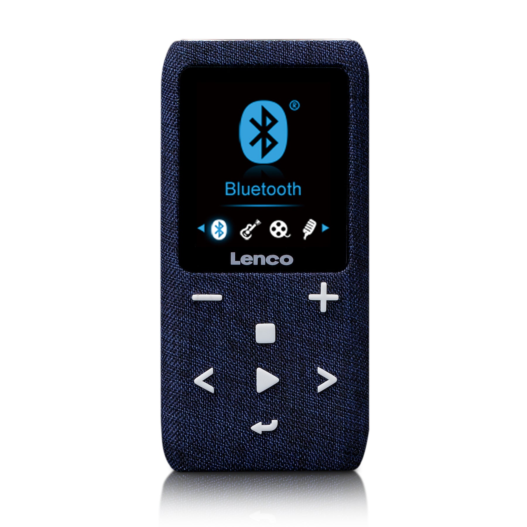 LENCO XEMIO-861BU - MP3/MP4 Player SD Blauw met - Micro 8GB Bluetooth® Card