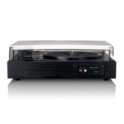 LENCO LS-15BK - Record player with Bluetooth®, two built-in speakers, and AT3600L cartridge - Black