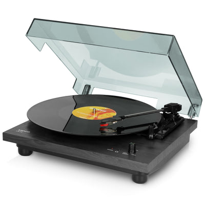 LENCO LS-10BK - Record Player with built-in speakers - Black