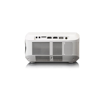 LENCO LPJ-900WH - 4K projector, bright and sharp with 250 Lumens, 510cm Projection - White