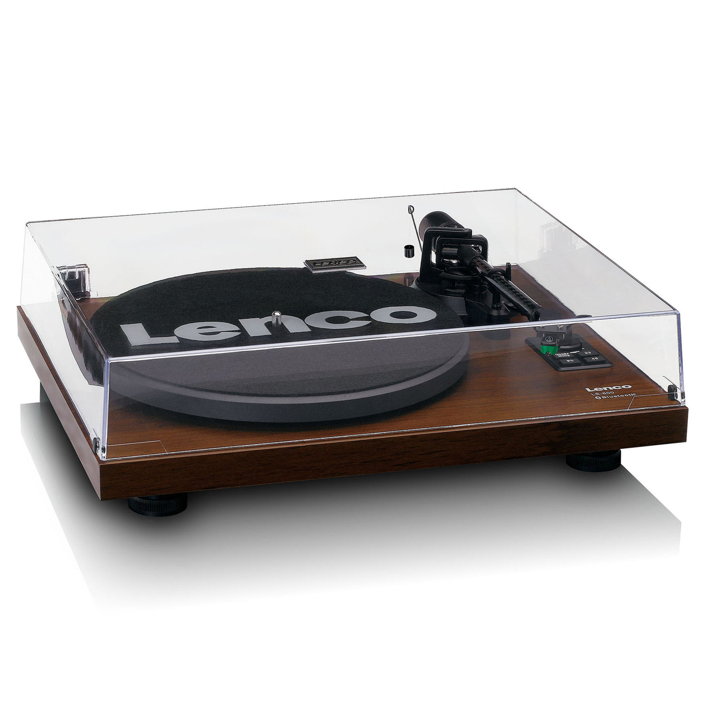 LENCO LS-600WA - Record player with built-in amplifier and Bluetooth® plus 2 external speakers