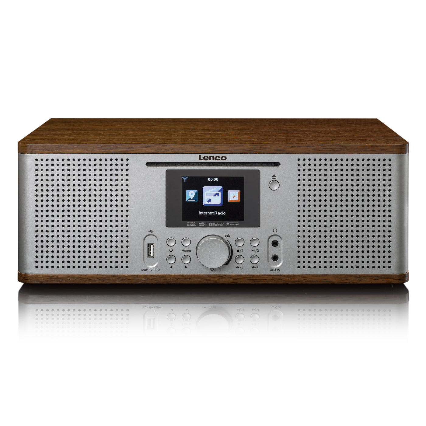 LENCO DIR-270WD - Radio with Internet, DAB, FM radio/ CD/BT