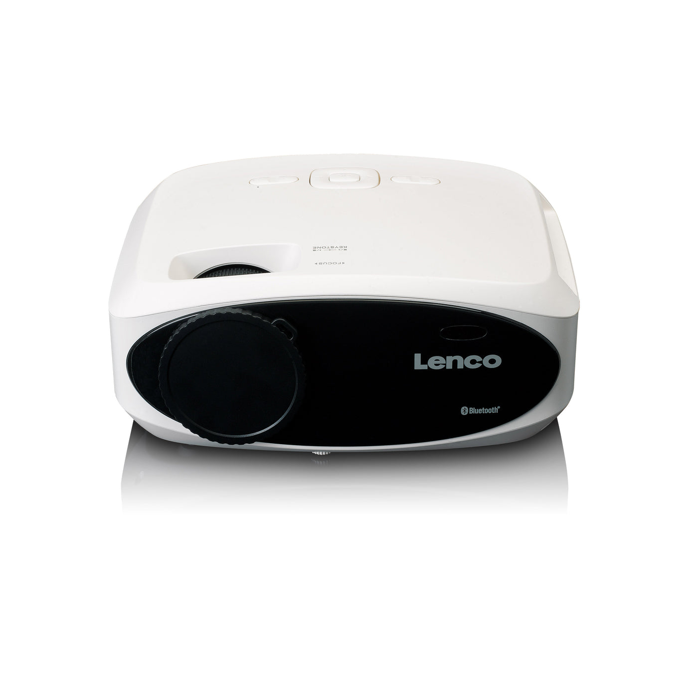 LENCO LPJ-900WH - 4K projector, bright and sharp with 250 Lumens, 510cm Projection - White