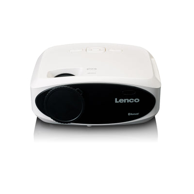 LENCO LPJ-900WH - Full HD beamer, helder en scherp met 250 Lumens, 510cm Projectie - Wit