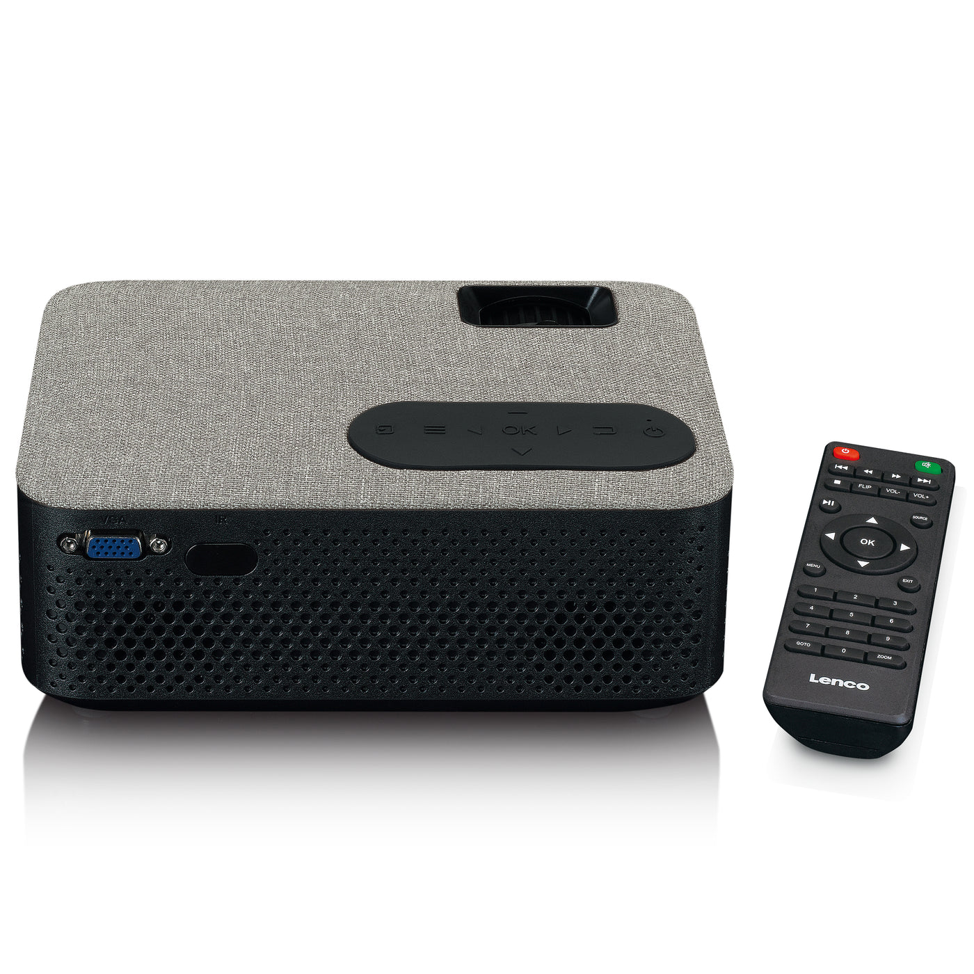 LENCO LPJ-700BKGY - LCD projector met Bluetooth®