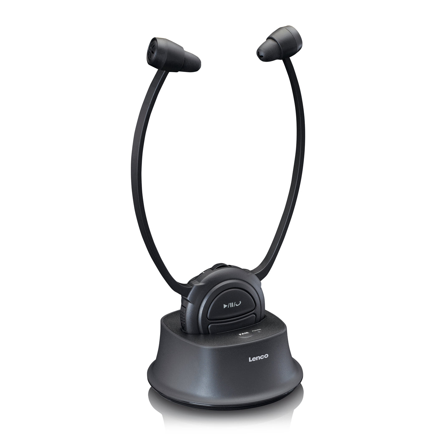 LENCO HPW-400BK - Wireless hearing amplifier-headphone