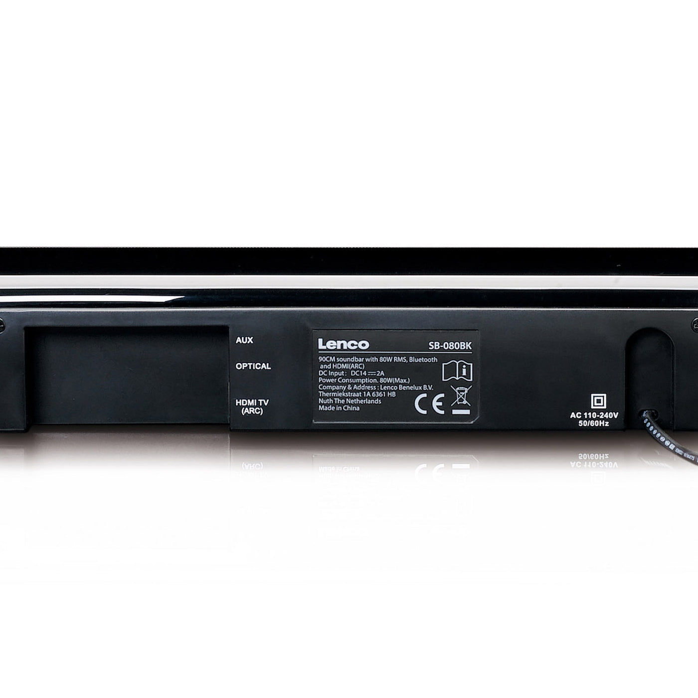 soundbar USB SB-080 Lenco - - Bluetooth