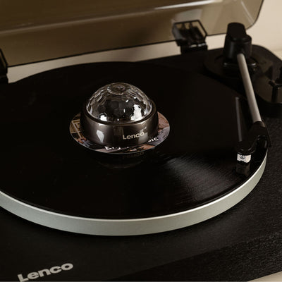 LENCO LBTA-165BK - Fully automatic record player with Bluetooth® transmission and pre-amplifier - Metal turntable platter and tonearm - Black