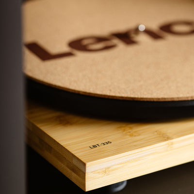 LENCO LBT-335BA - Record Player with Bluetooth®, bamboo housing, and Ortofon 2M Red cartridge