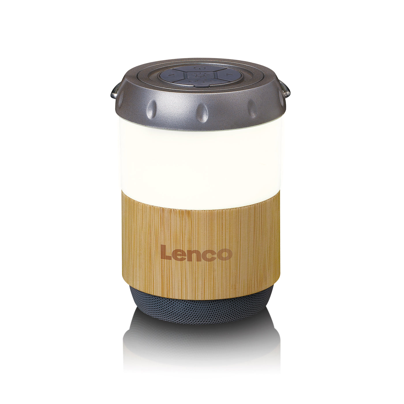 LENCO BTL-030BA - Lantaarn met ingebouwde Bluetooth® speaker - Bamboo