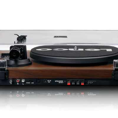 LENCO LS-600WA - Record player with built-in amplifier and Bluetooth® plus 2 external speakers