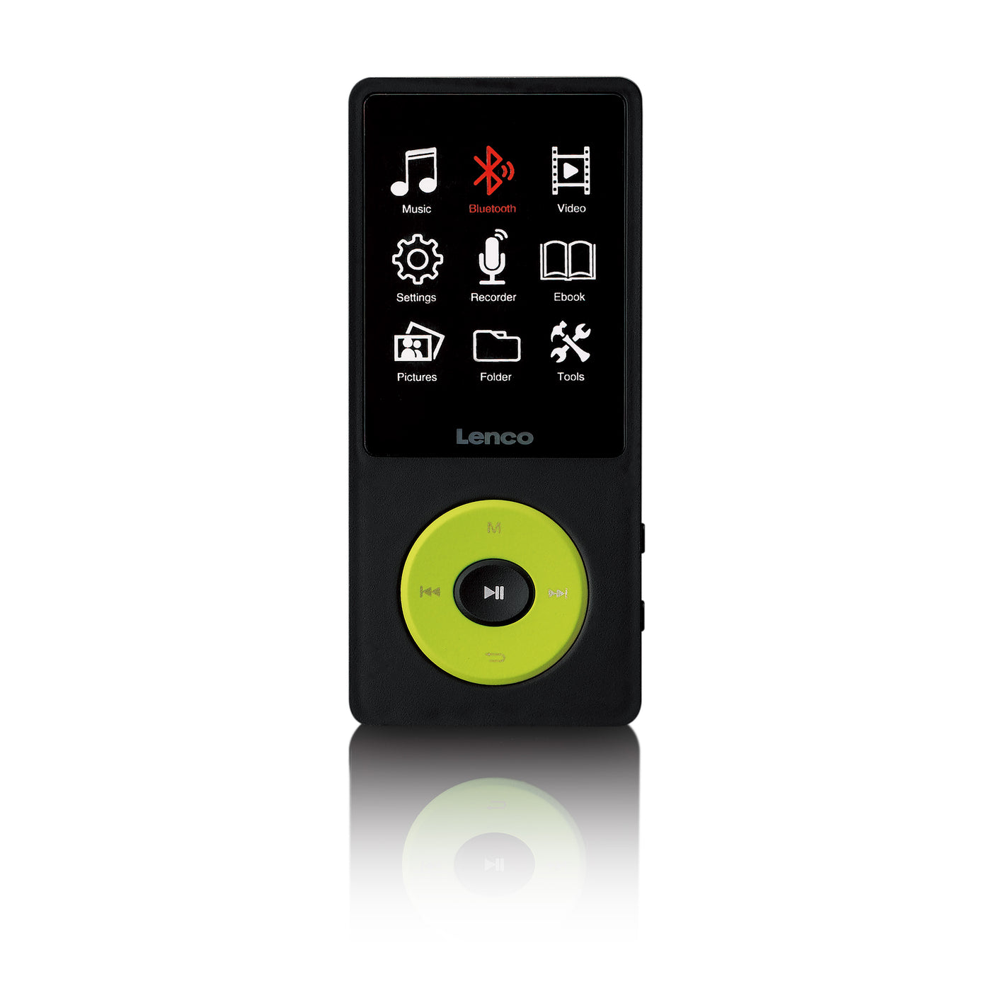 LENCO Xemio-860GN - MP3/MP4 player with Bluetooth® and 8GB internal memory - Green