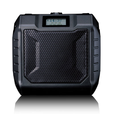 LENCO ODR-160GY - Krachtige draagbare outdoor DAB+/FM radio met Bluetooth® - IPX5 waterbestendig - Grijs