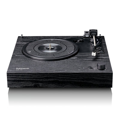 LENCO LS-15BK - Record player with Bluetooth®, two built-in speakers, and AT3600L cartridge - Black