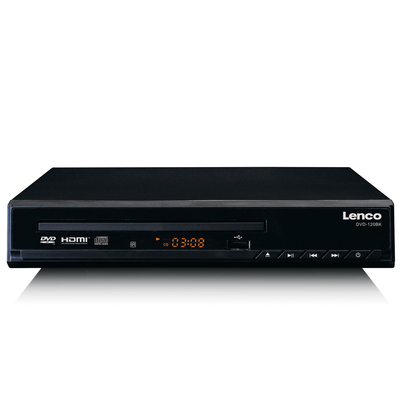 LENCO DVD-120BK - DVD-speler met HDMI en Afstandsbediening