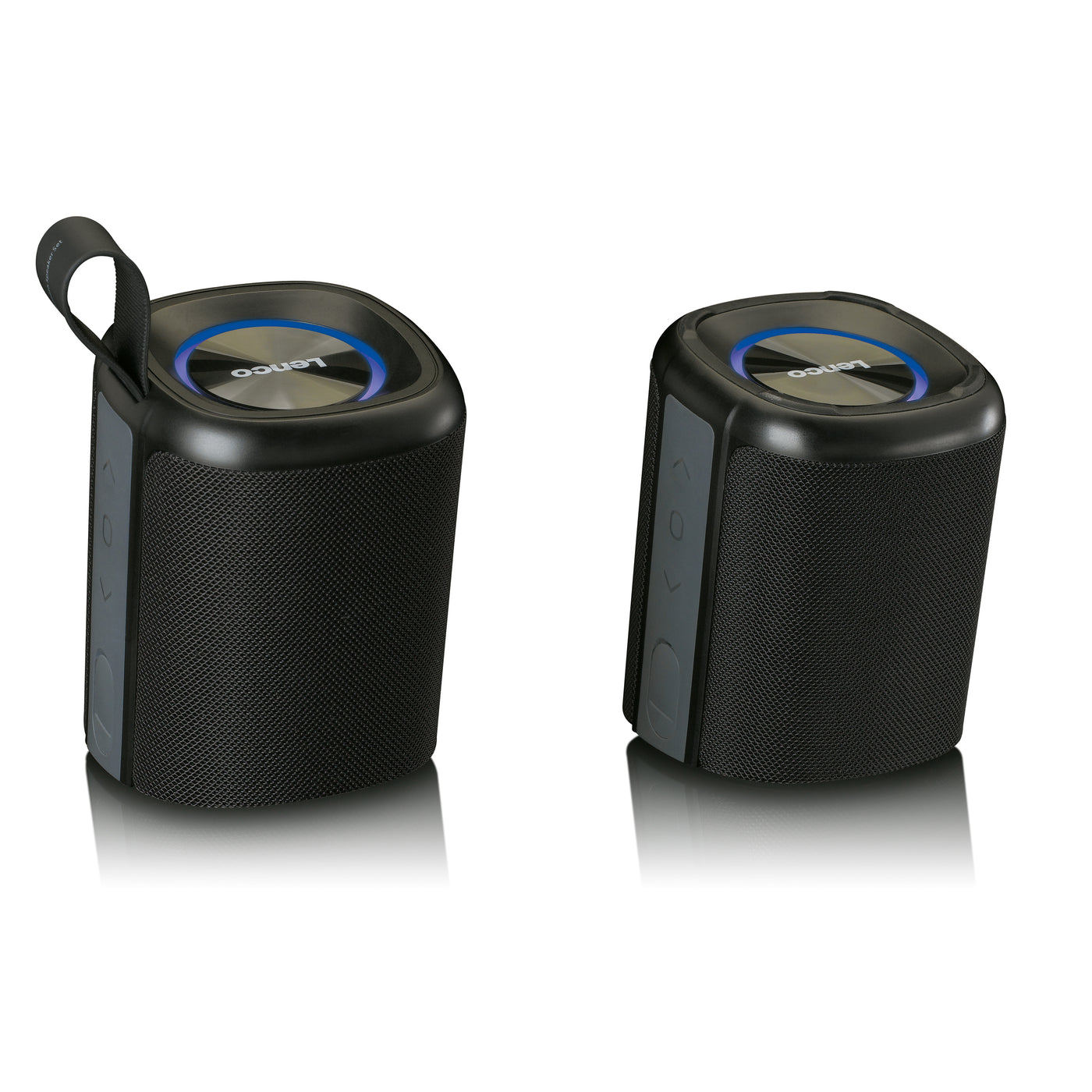 LENCO BTP-400BK - 2 in 1 stereo Bluetooth® speaker, zwart