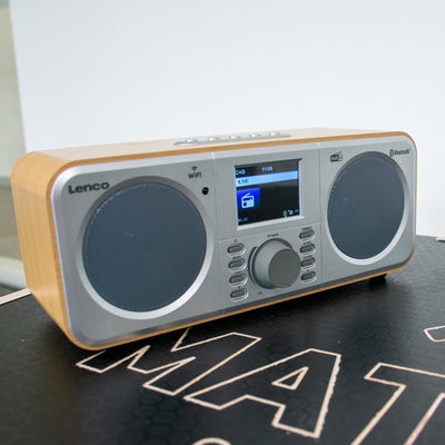 LENCO DIR-141WD - Internet radio with DAB+, Bluetooth® and Spotify Connect, wood