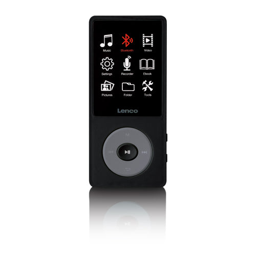 LENCO Xemio-860BK - MP3/MP4 player with Bluetooth® and 8GB internal memory - Black