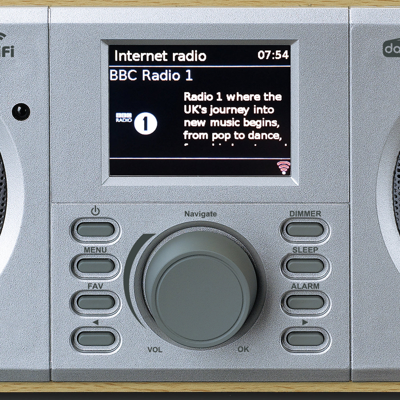 LENCO DIR-141WD - Internet radio with DAB+, Bluetooth® and Spotify Connect, wood