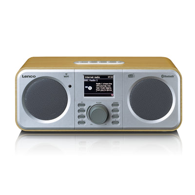 LENCO DIR-141WD - Internet radio with DAB+, Bluetooth® and Spotify Connect, wood