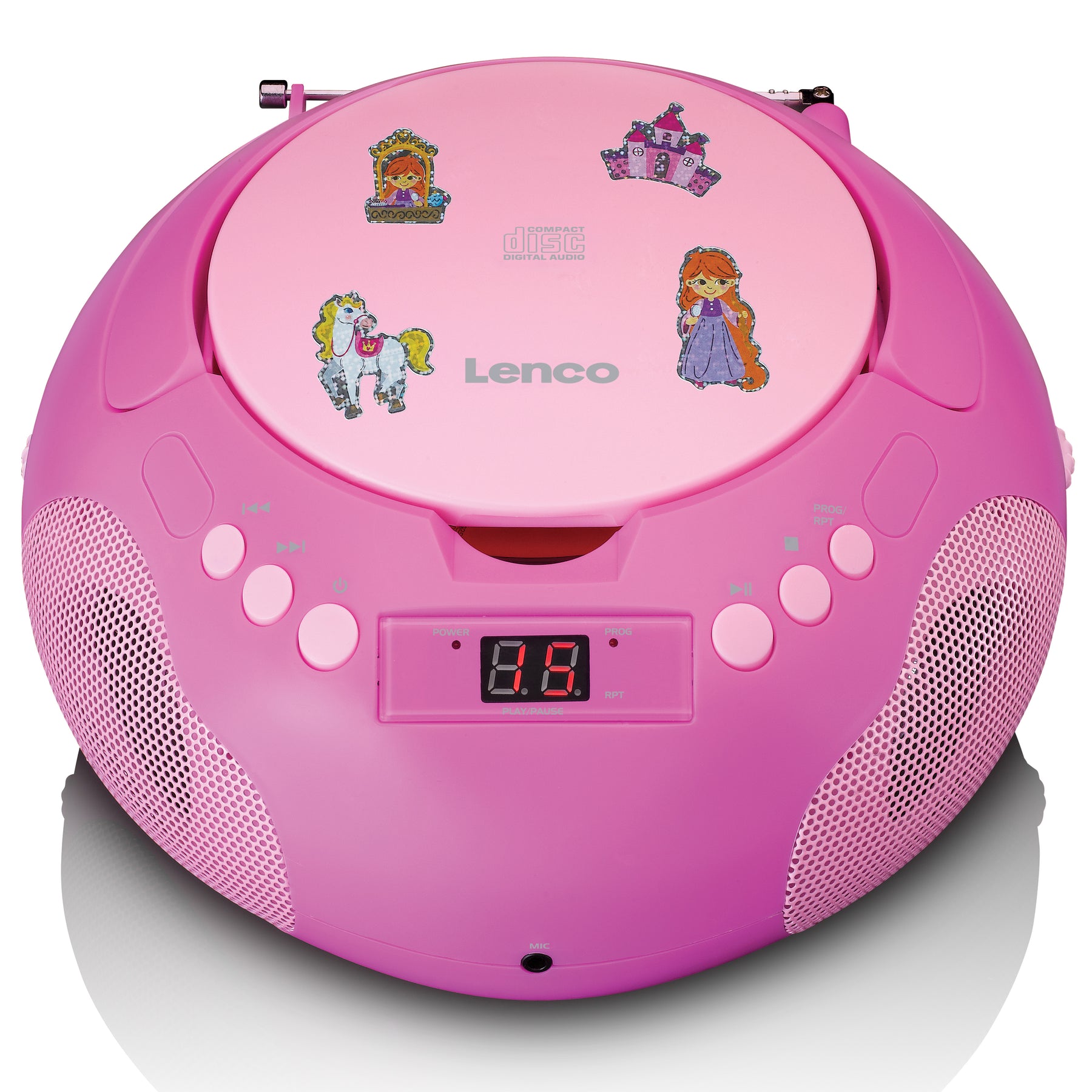 - w. radio/ LENCO Portable SCD-620PK CD player